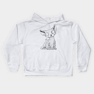 Sphynx Kitten Kids Hoodie